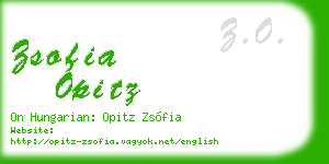 zsofia opitz business card